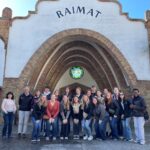 The CALS study abroad group in front of Raimat Winery in Spain.